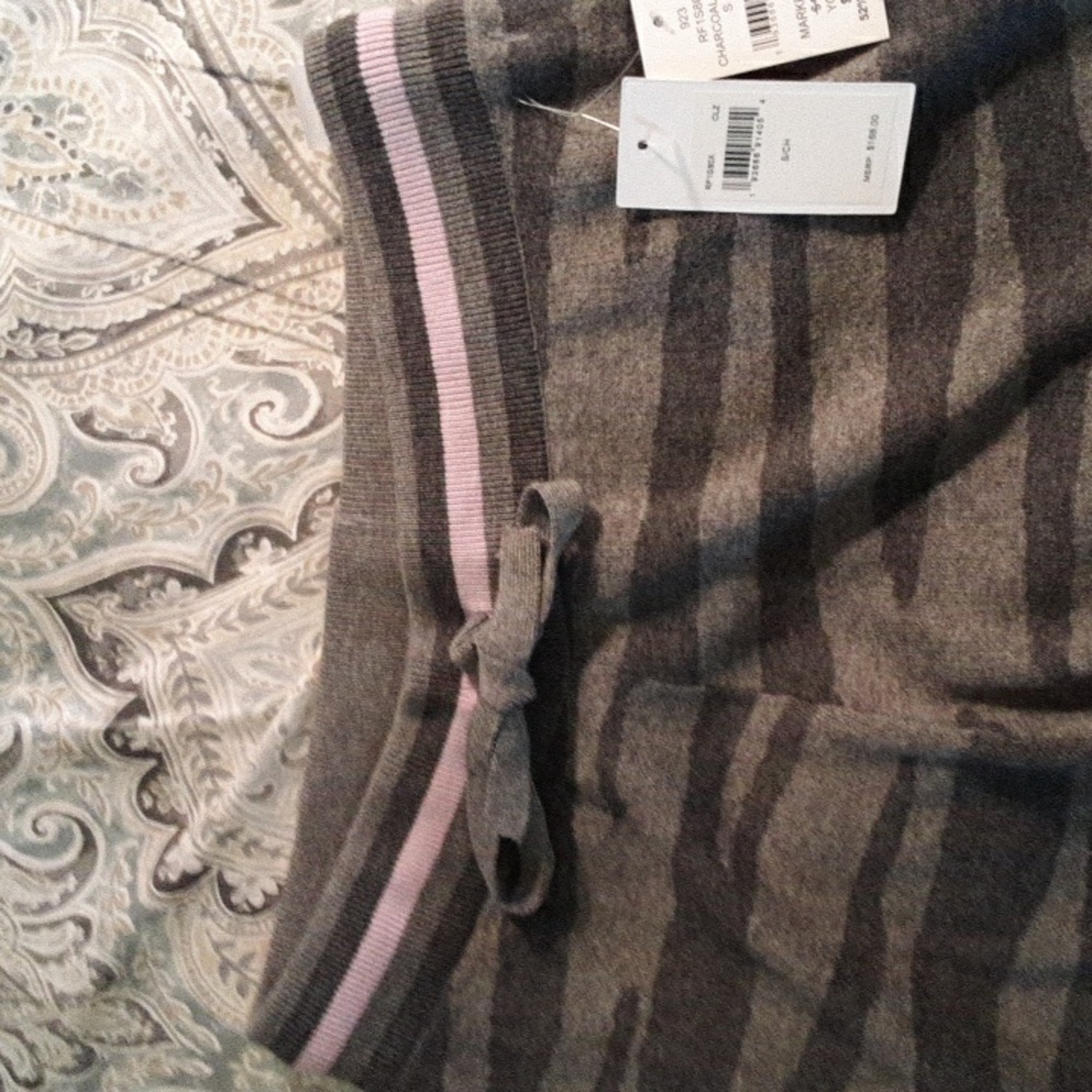 NWT Splendid Gray Zebra Print Pants - Picture 2 of 4